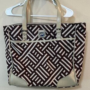 Apt. 9 Geometric Brown and Tan Tote